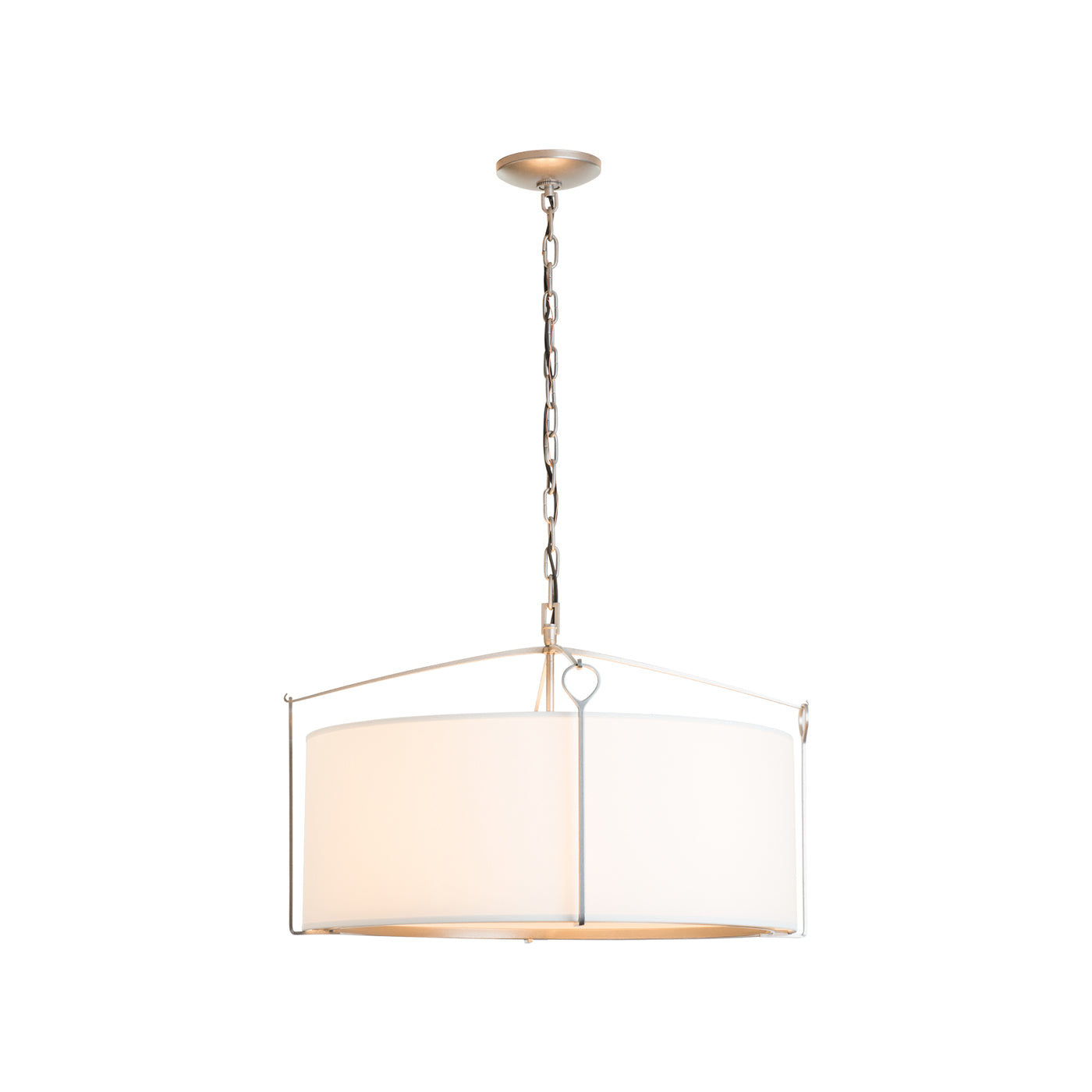 Bow Drum Pendant Light in Detail.