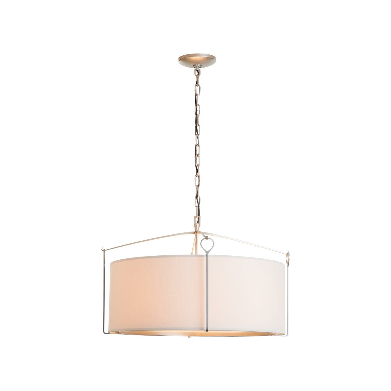 Bow Drum Pendant Light in Detail.