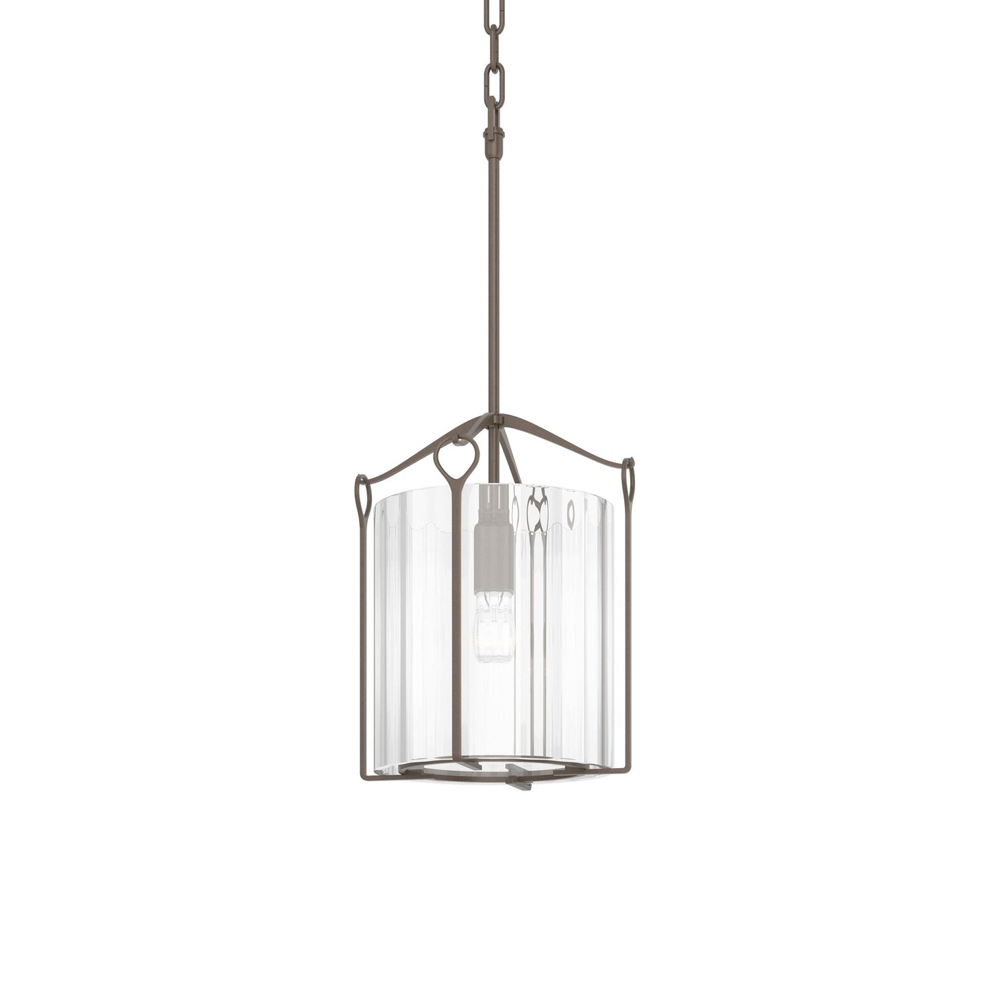 Bow Mini Pendant Light in Bronze (Clear Glass).