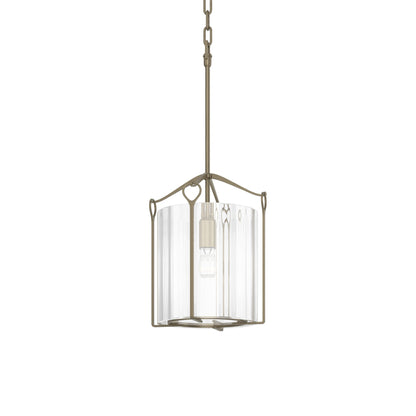 Bow Mini Pendant Light in Soft Gold (Clear Glass).