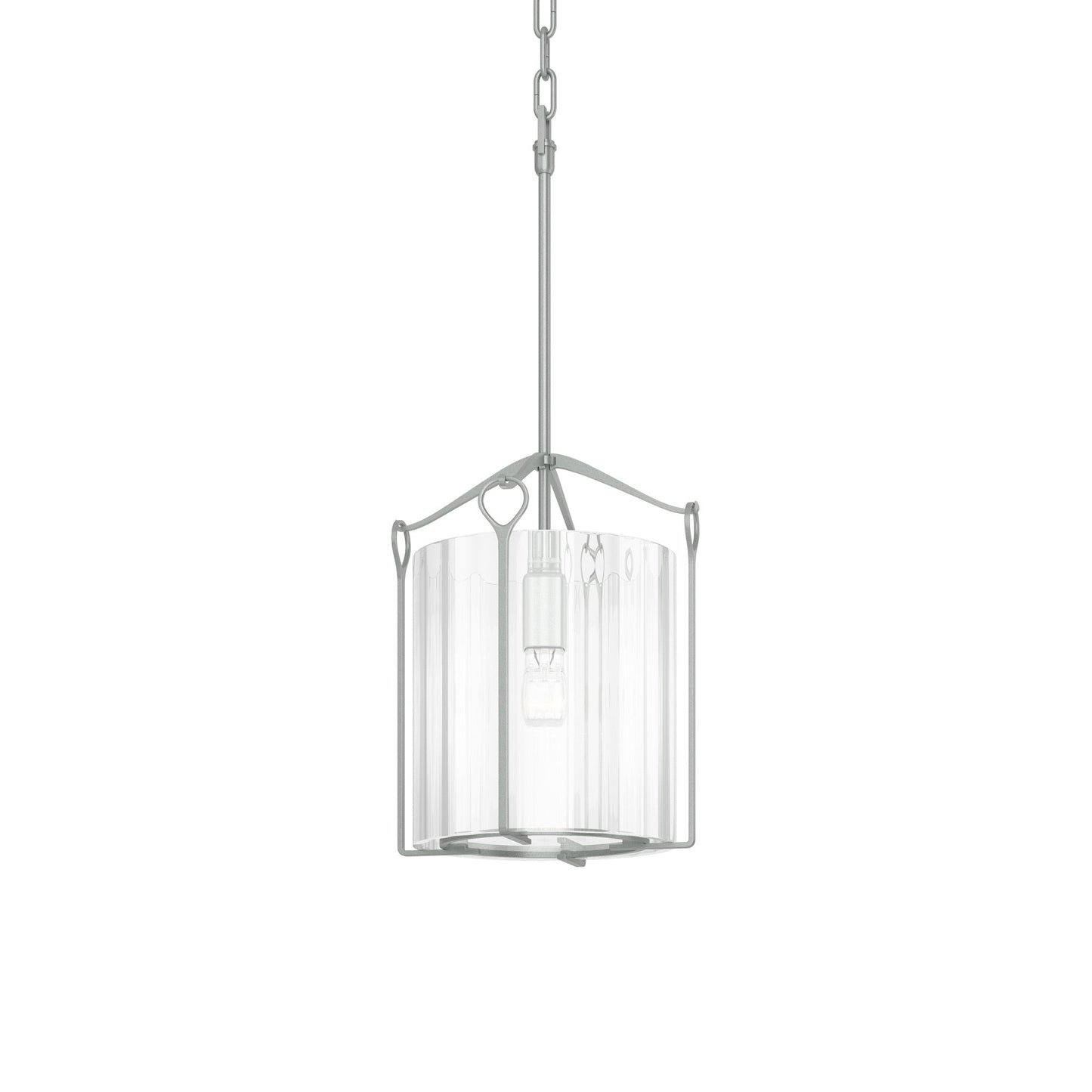 Bow Mini Pendant Light in Vintage Platinum (Clear Glass).