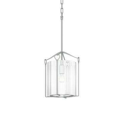 Bow Mini Pendant Light in Vintage Platinum (Clear Glass).
