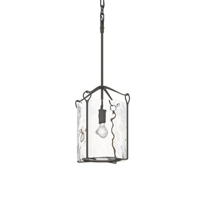 Bow Mini Pendant Light in Dark Smoke (Water Glass).