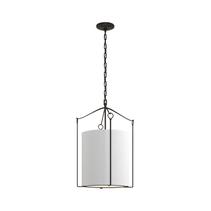 Bow Pendant Light in Black/Natural Anna