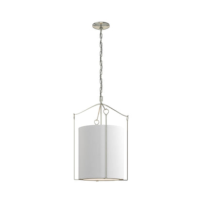 Bow Pendant Light in Sterling/Natural Anna.