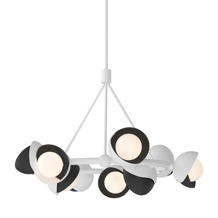 Brooklyn 02 Double Shade Ring Pendant Light in Black.
