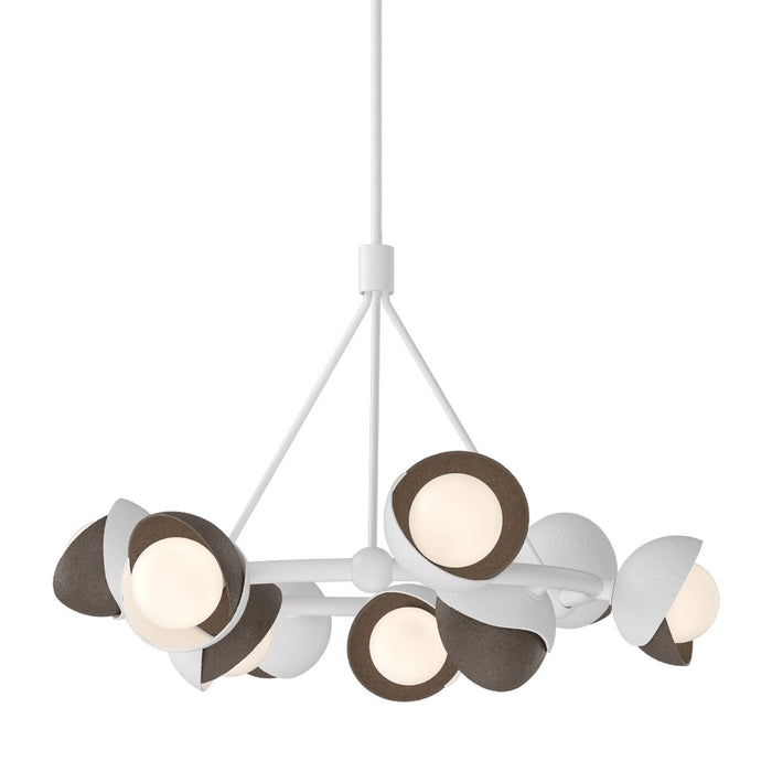 Brooklyn 02 Double Shade Ring Pendant Light in Bronze.