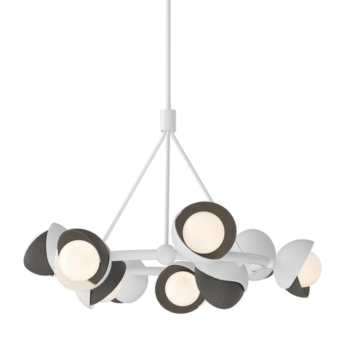 Brooklyn 02 Double Shade Ring Pendant Light in Natural Iron.