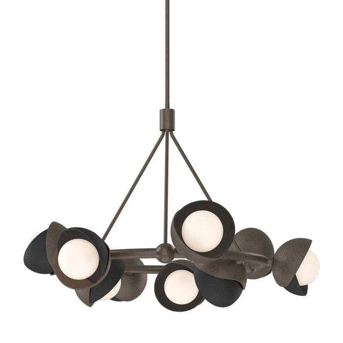 Brooklyn 05 Double Shade Ring Pendant Light in Black.