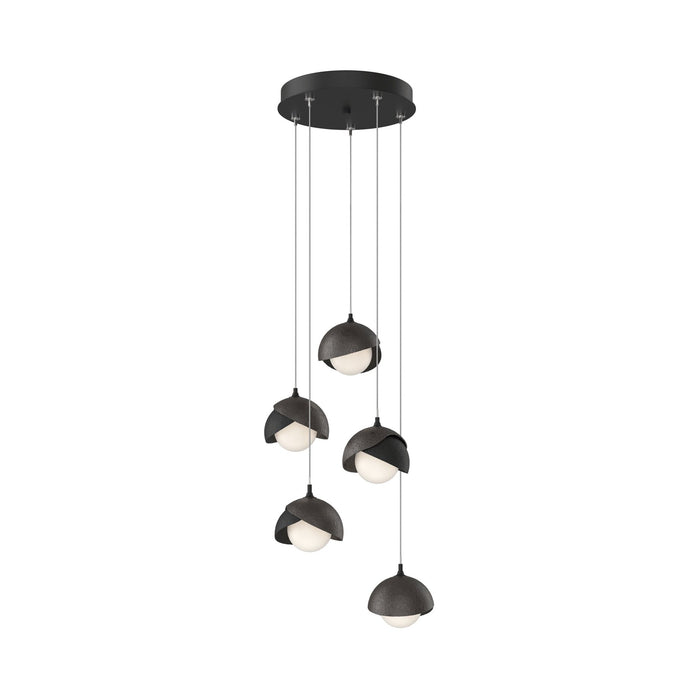 Brooklyn 10 Double Shade Pendant Light in Oil Rubbed Bronze (Long).