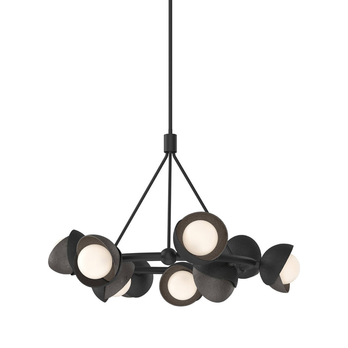 Brooklyn 10 Double Shade Ring Pendant Light in Oil Rubbed Bronze.