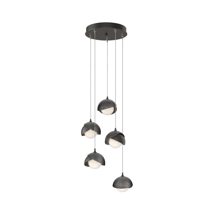 Brooklyn 14 Double Shade Pendant Light in Ink (Long).