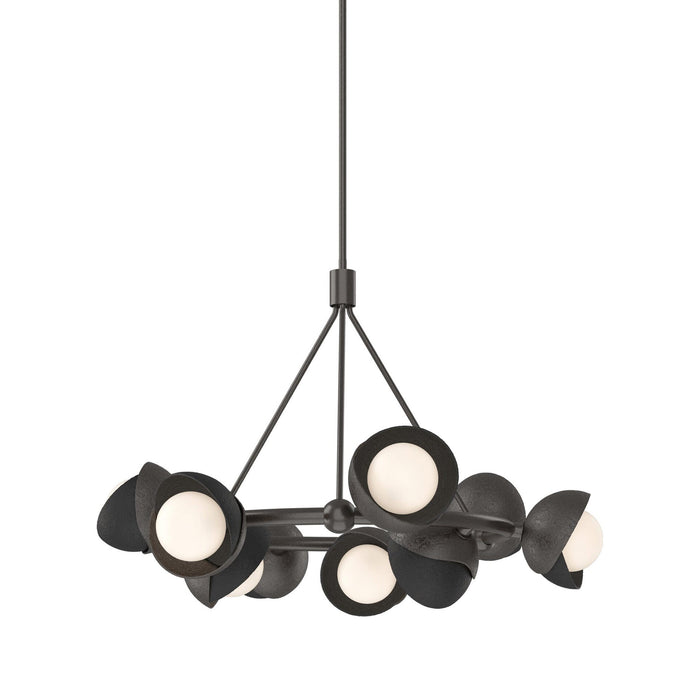 Brooklyn 14 Double Shade Ring Pendant Light in Black.