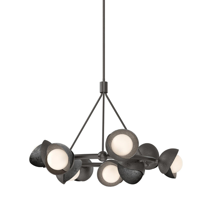 Brooklyn 14 Double Shade Ring Pendant Light in Ink.