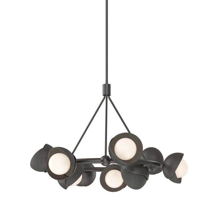 Brooklyn 14 Double Shade Ring Pendant Light in Natural Iron.
