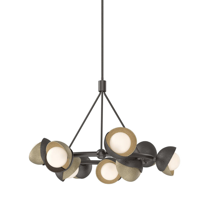 Brooklyn 14 Double Shade Ring Pendant Light in Soft Gold.