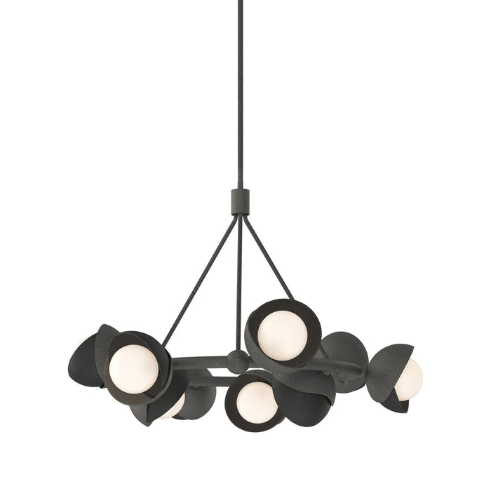 Brooklyn 20 Double Shade Ring Pendant Light in Black.