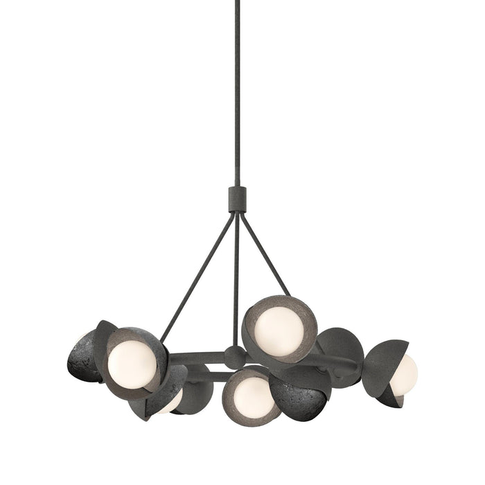 Brooklyn 20 Double Shade Ring Pendant Light in Ink.