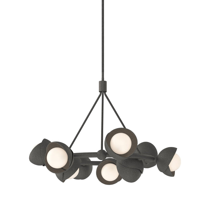 Brooklyn 20 Double Shade Ring Pendant Light in Natural Iron.