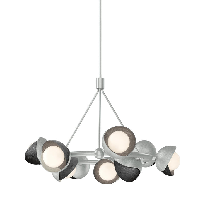 Brooklyn 82 Double Shade Ring Pendant Light in Ink.
