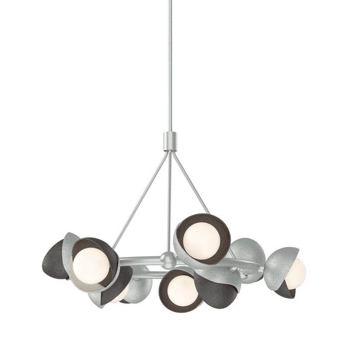 Brooklyn 82 Double Shade Ring Pendant Light in Oil Rubbed Bronze.