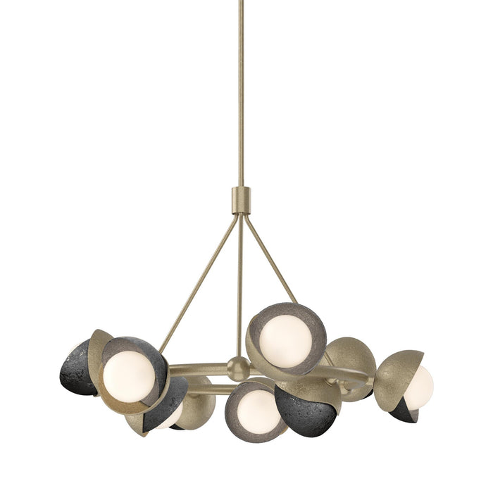 Brooklyn 84 Double Shade Ring Pendant Light in Ink.