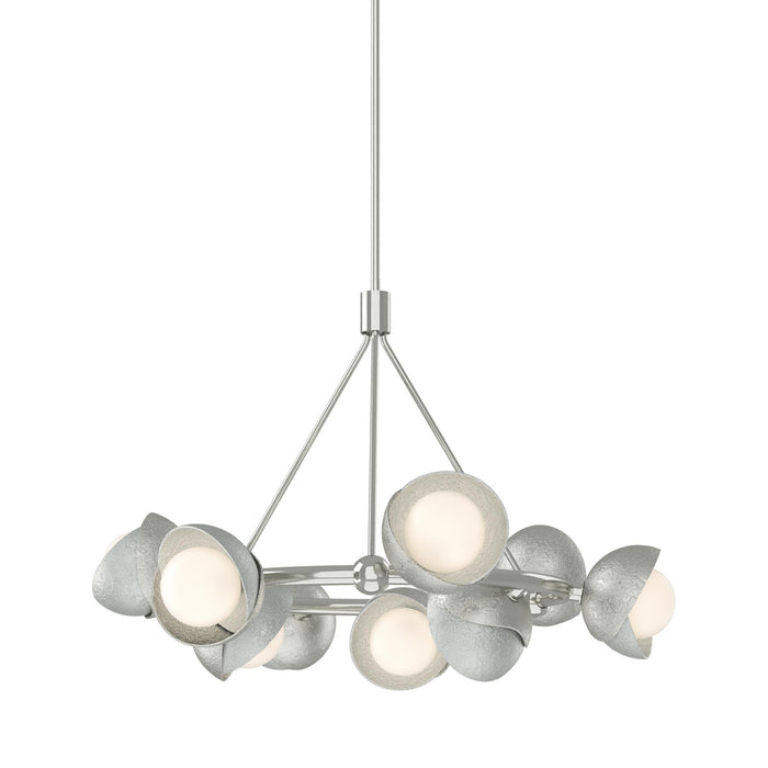 Brooklyn 85 Double Shade Ring Pendant Light in Vintage Platinum.