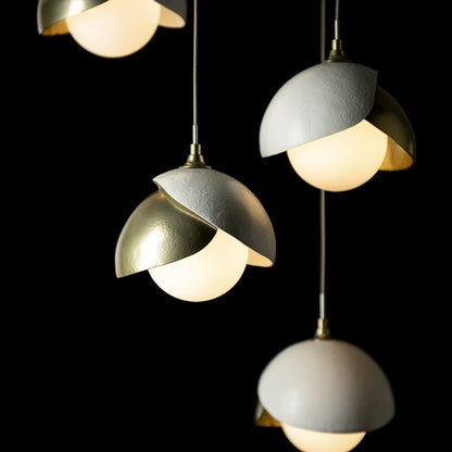 Brooklyn 86 Double Shade Pendant Light in Detail.