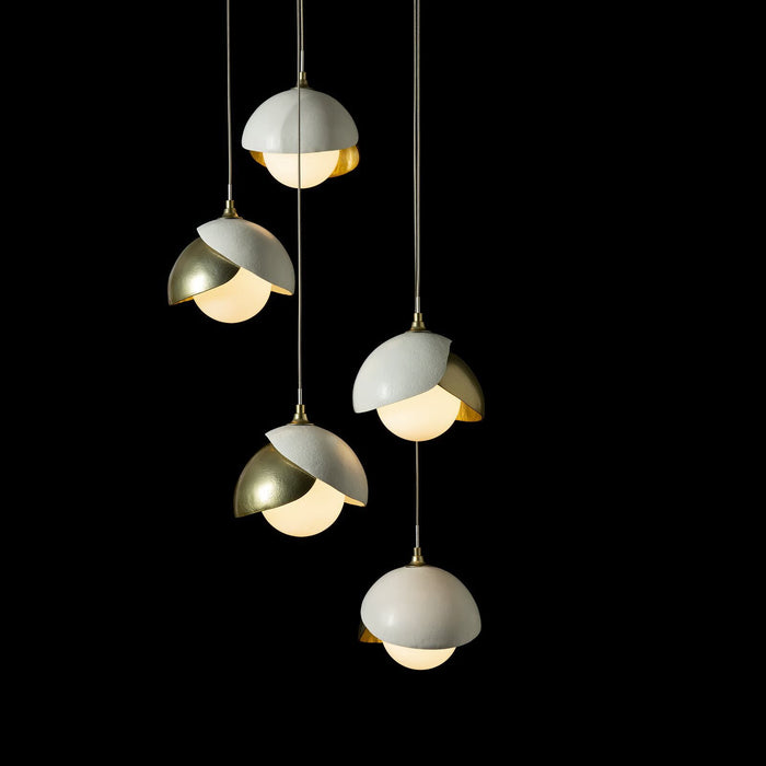 Brooklyn 86 Double Shade Pendant Light in Detail.