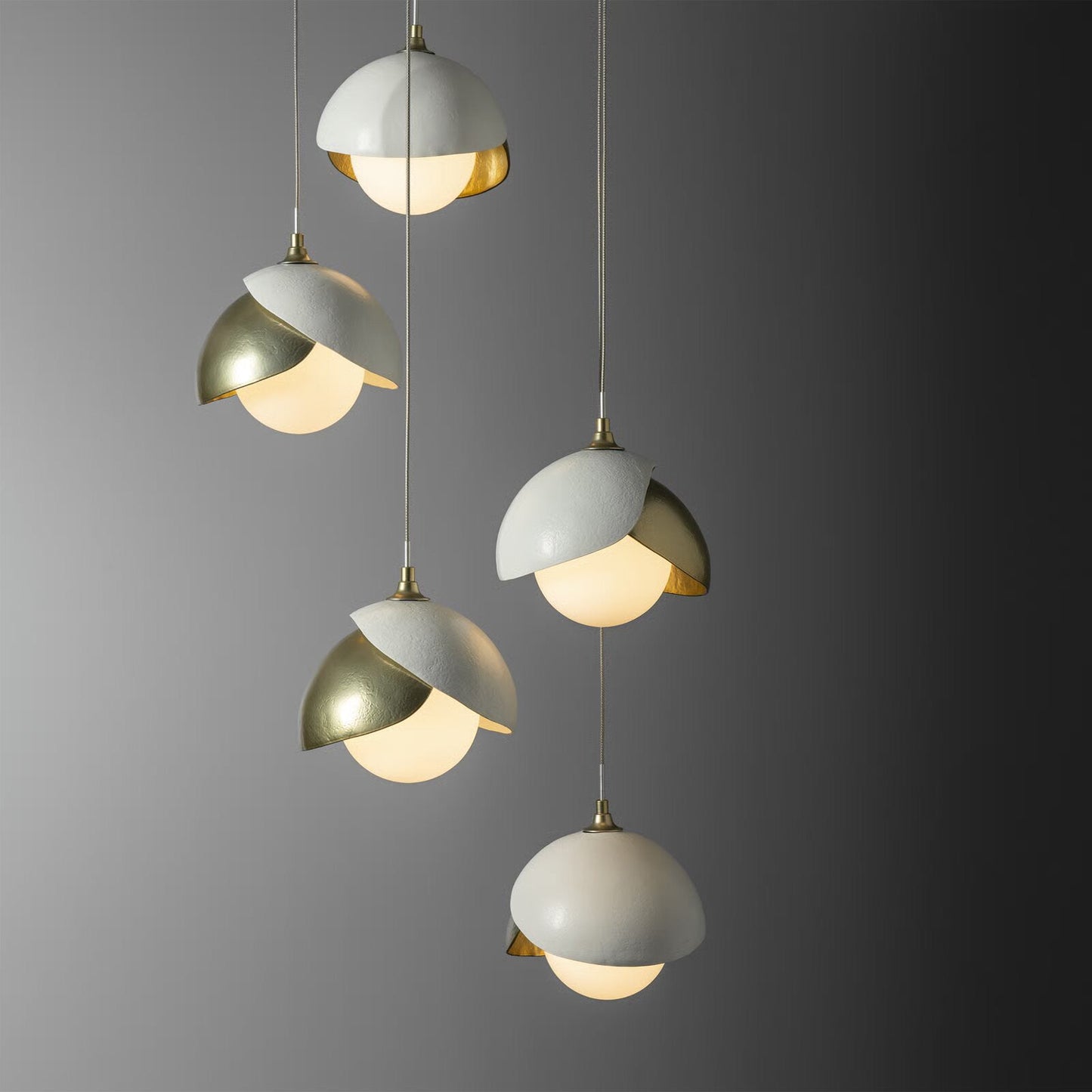 Brooklyn 86 Double Shade Pendant Light in Detail.