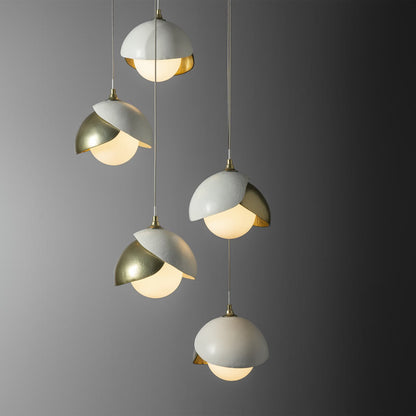Brooklyn 86 Double Shade Pendant Light in Detail.