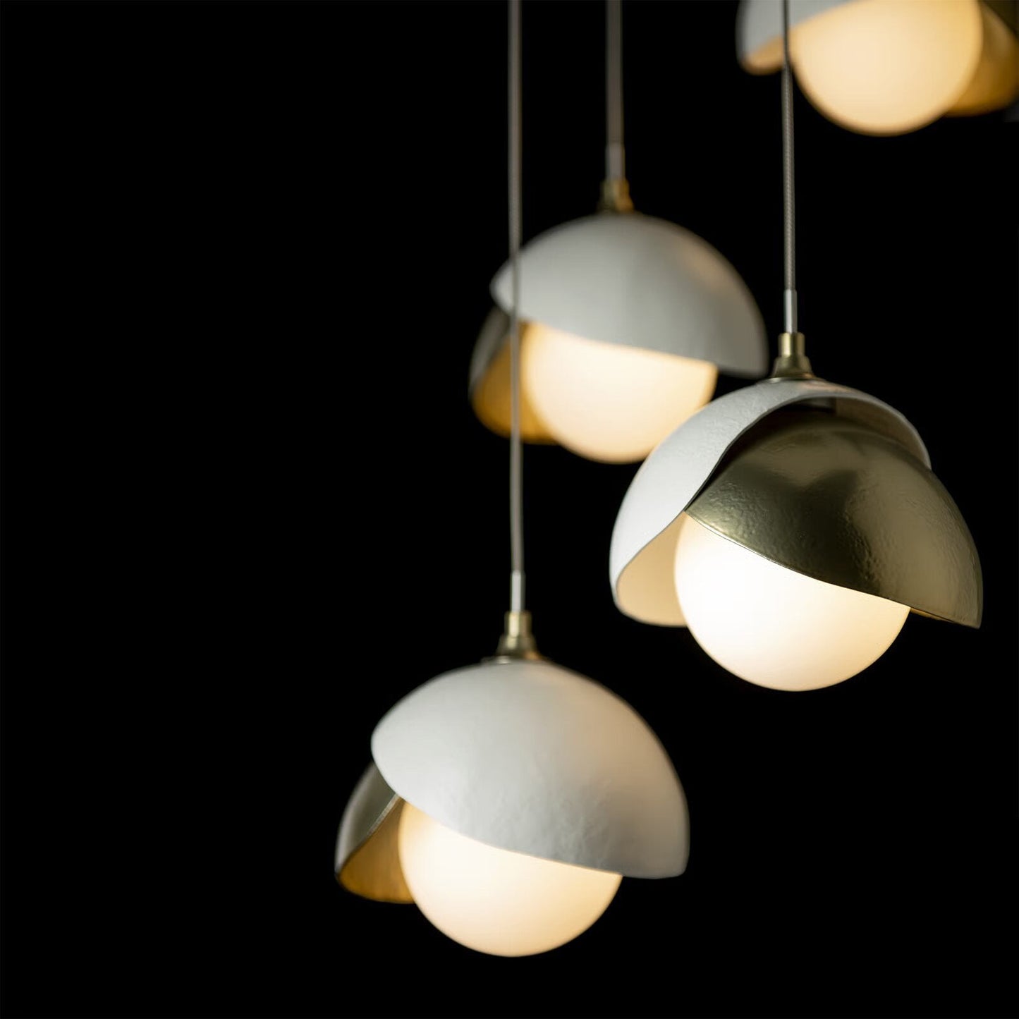 Brooklyn 86 Double Shade Pendant Light in Detail.