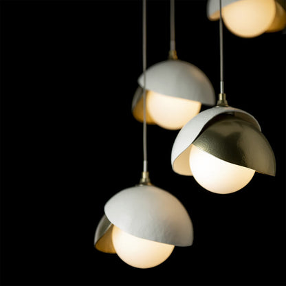 Brooklyn 86 Double Shade Pendant Light in Detail.