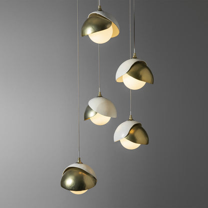Brooklyn 86 Double Shade Pendant Light in Detail.