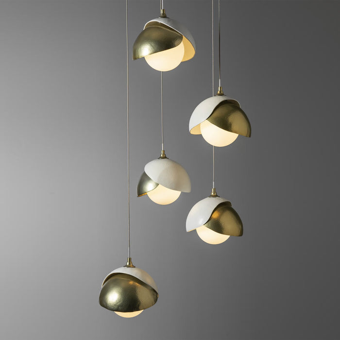Brooklyn 86 Double Shade Pendant Light in Detail.