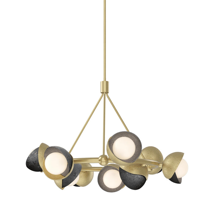 Brooklyn 86 Double Shade Ring Pendant Light in Ink.
