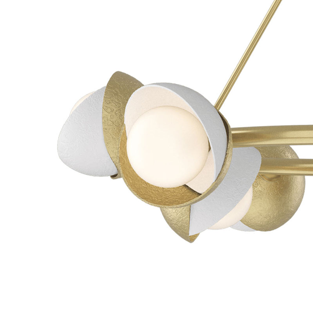 Brooklyn 86 Double Shade Ring Pendant Light in Detail.
