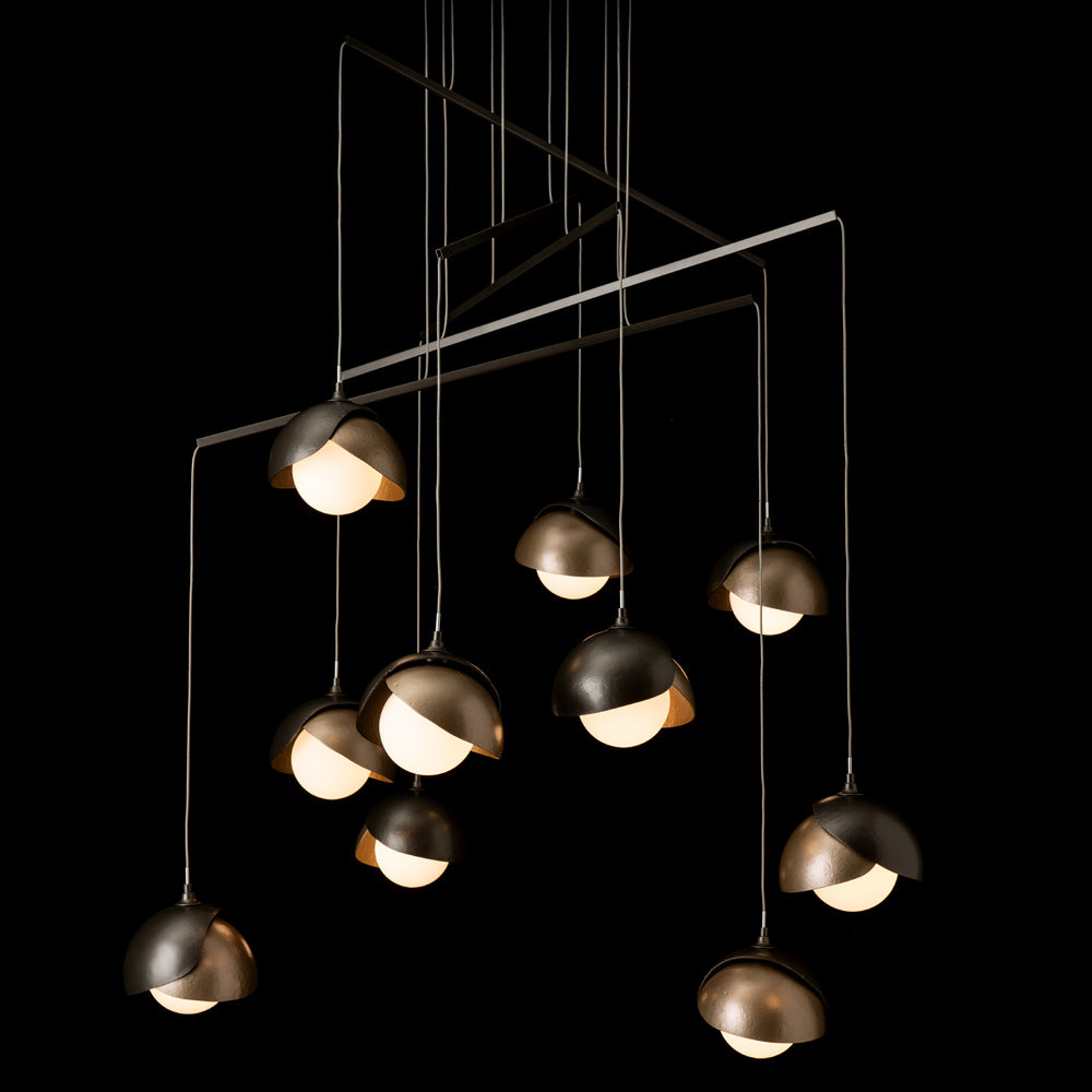 Brooklyn Double Shade Mobile Pendant Light in Detail.