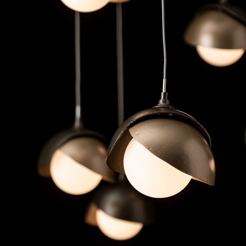 Brooklyn Double Shade Mobile Pendant Light in Detail.