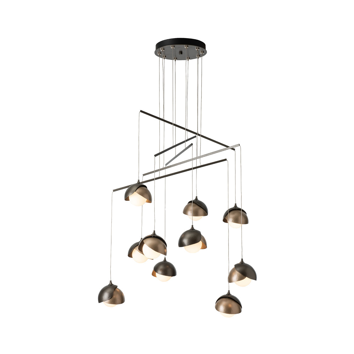 Brooklyn Double Shade Mobile Pendant Light in Detail.