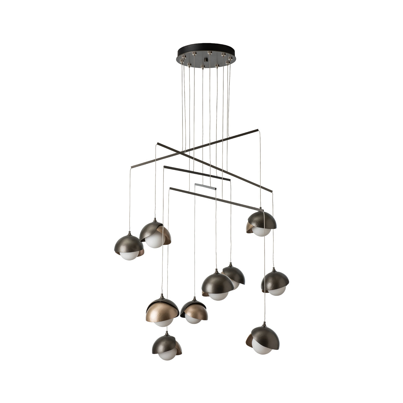 Brooklyn Double Shade Mobile Pendant Light in Detail.