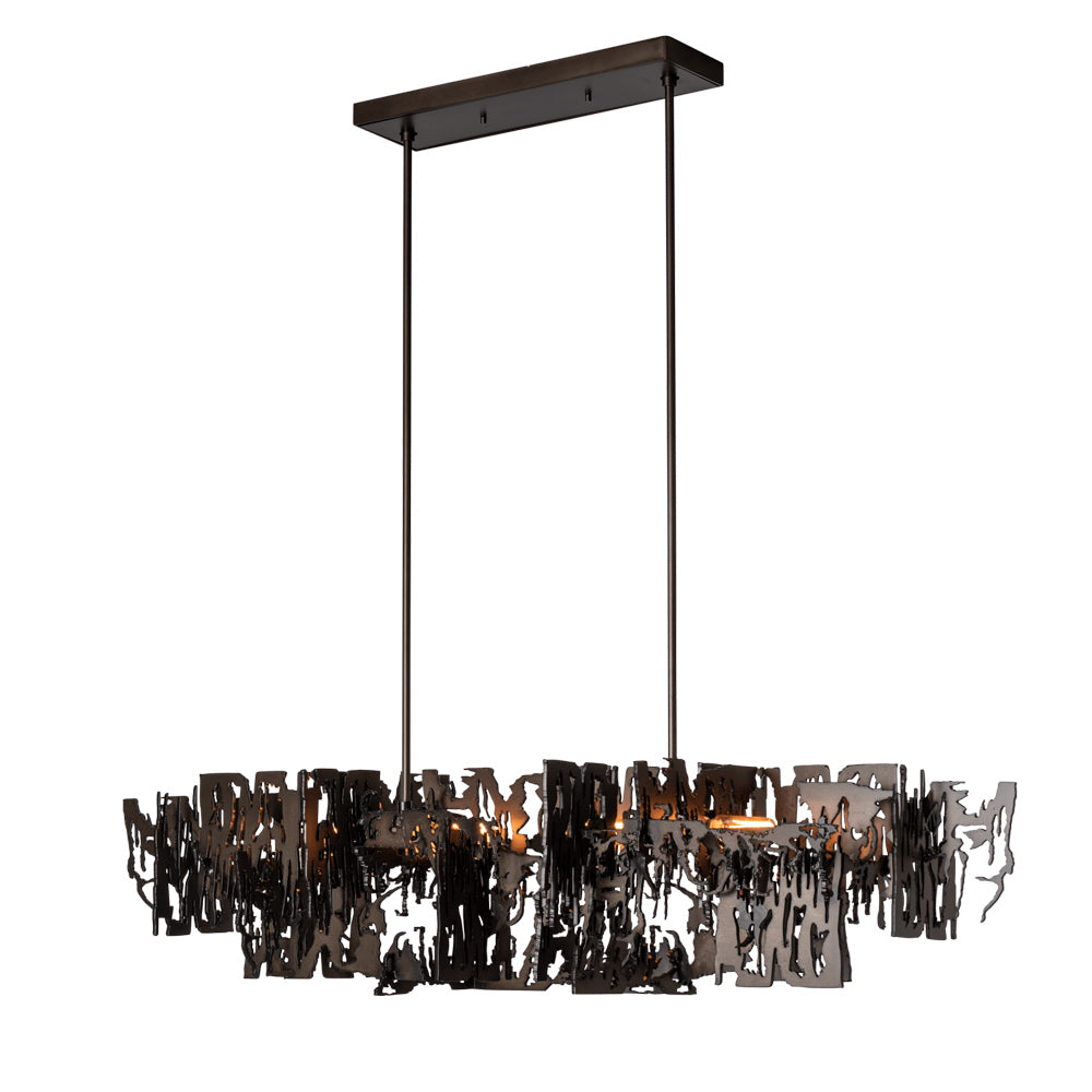 Brutus Pendant Light in Dark Smoke.