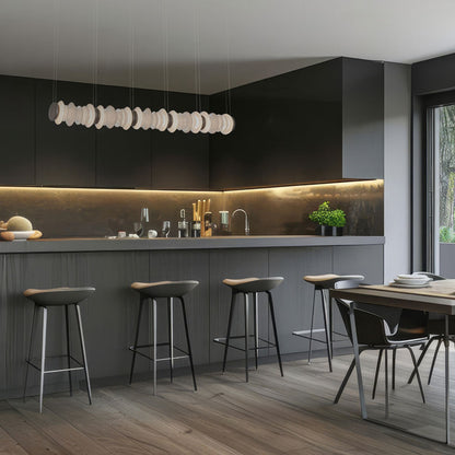Cairn Linear LED Pendant Light in kitchen.
