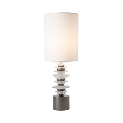 Cairn Table Lamp in Dark Smoke.