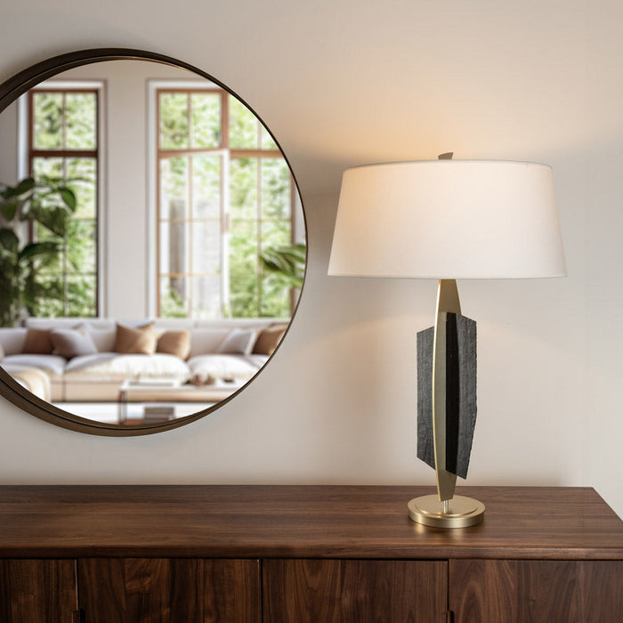 Cambrian Table Lamp in living room.