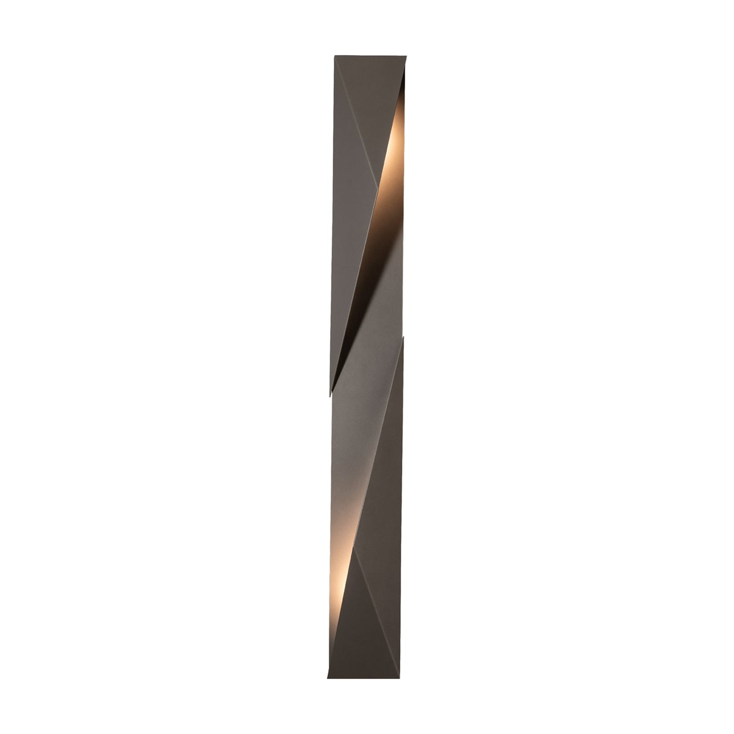 Carbon Outdoor Wall Light in Coastal Burnished Steel/Left (62.2-Inch).