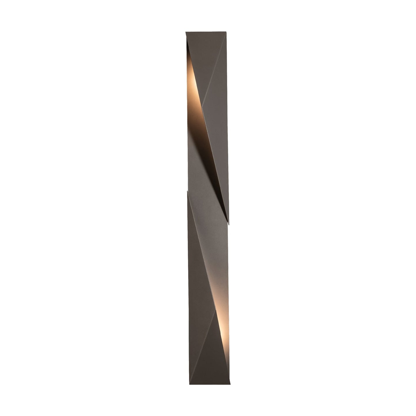 Carbon Outdoor Wall Light in Coastal Burnished Steel/Right (62.2-Inch).