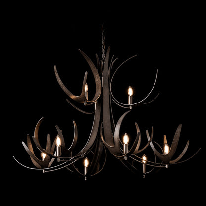Caribou Chandelier in Detail.