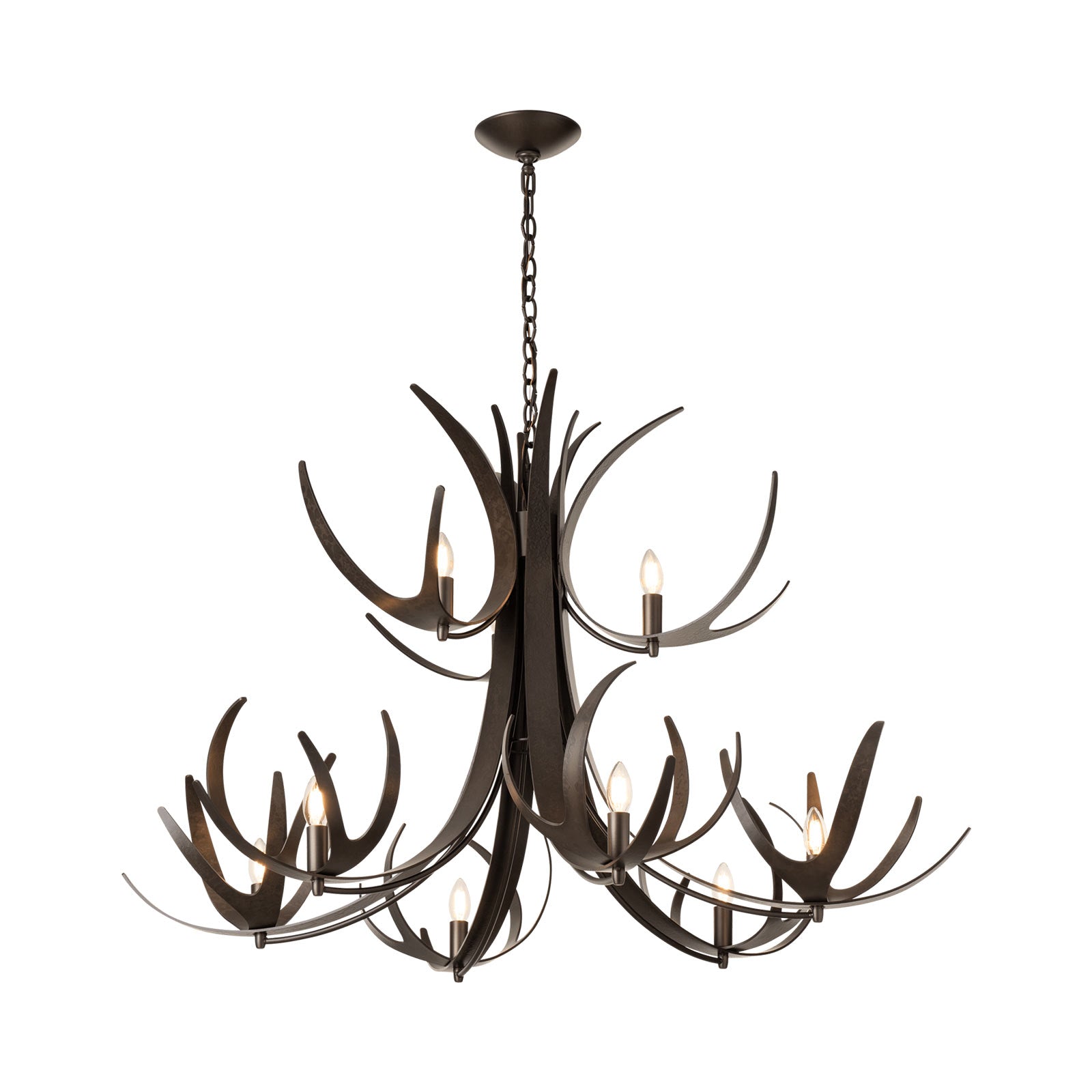 Caribou Chandelier in Detail.