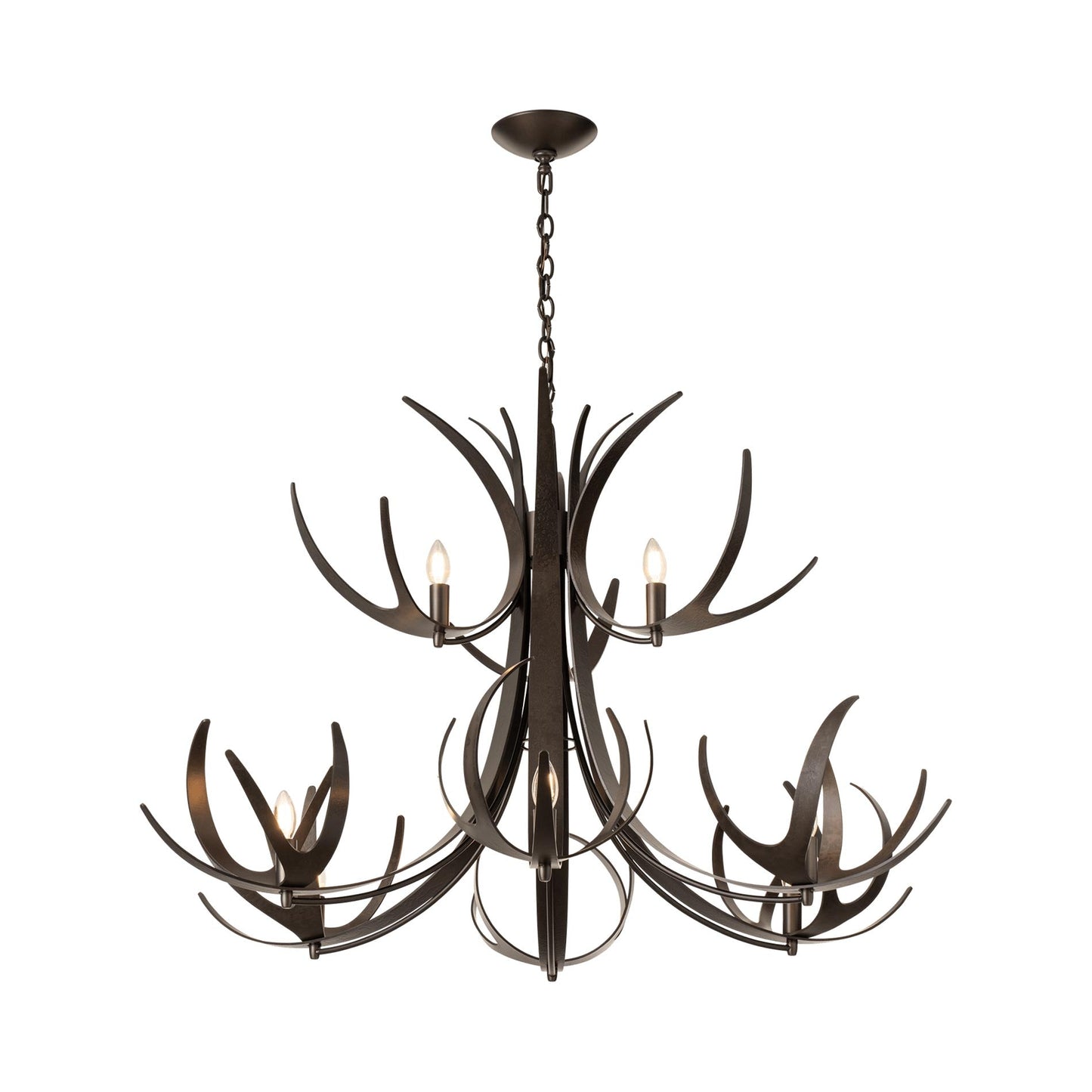 Caribou Chandelier in Detail.